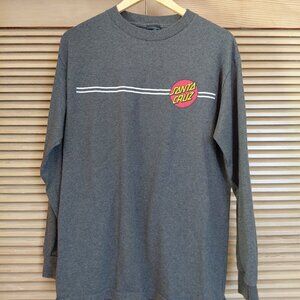 Santa Cruz Skateboards Classic Dot men's regular fit, long-sleeve t-shirt Size M